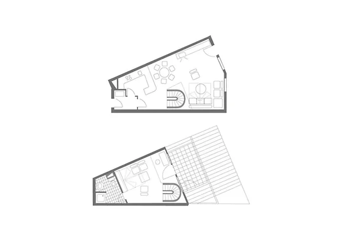 アパート Ferienwohnpark Maisonette-wohnung 55 27